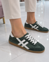 Sneakers corina bassa in camoscio