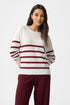 Maglia a righe bordeaux Tiffosi