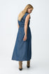 Abito Lungo in Denim Smanicato – Tiffosi