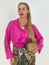 Camicia Oversize Velata Effetto Lucido