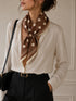 Foulard in Satin a Pois