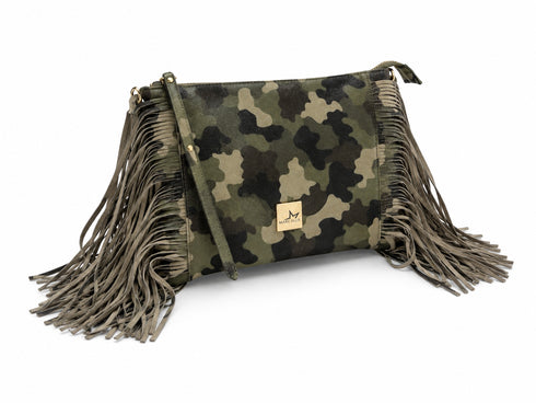 Pochette in Camoscio con Frange – Marc Ellis