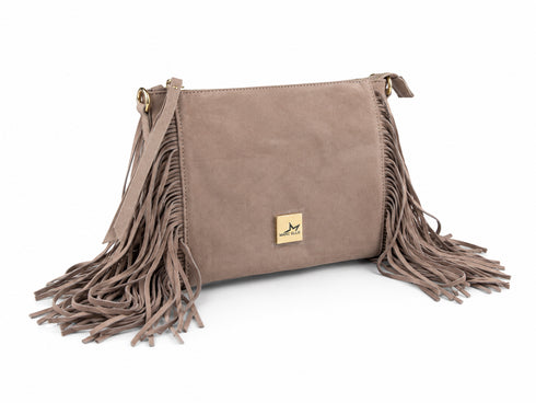 Pochette in Camoscio con Frange – Marc Ellis