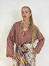 Camicia Over a Righe in Tessuto Velato