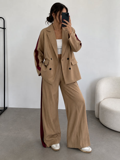 Tailleur gessato over