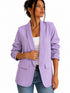 Blazer manica arricciata