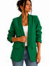 Blazer manica arricciata