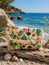 Pochette Boho-Chic in Tessuto con Frange