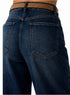 Jeans Ballon con cintura e rotture