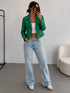 Chiodo ecopelle crop