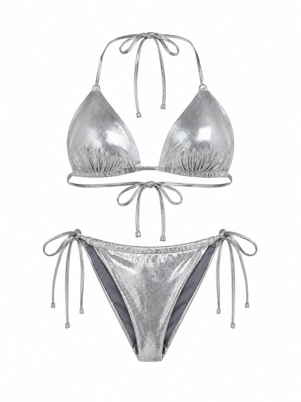 Bikini Due Pezzi "Lumina" Effect Spalmato