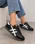 Sneakers corina bassa in camoscio