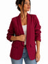 Blazer manica arricciata