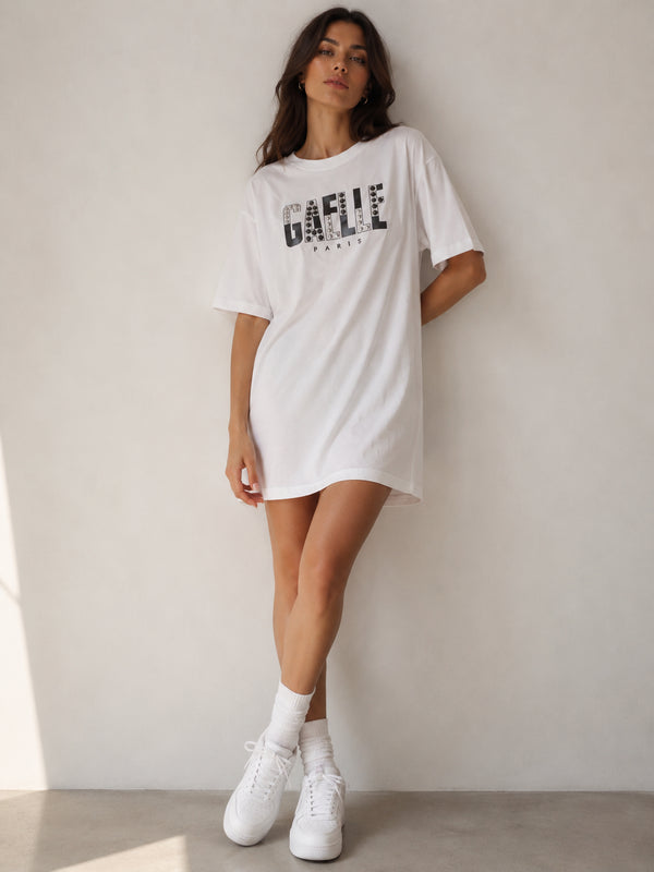 Abito T-shirt gaelle borchie