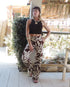 Pantalone con Stampa Botanica - Tiffosi