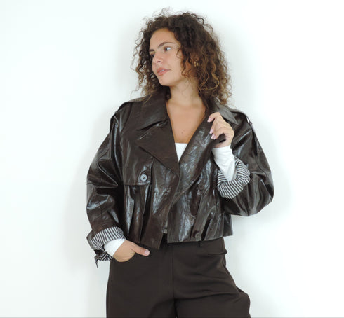 Bomber in pelle Amè