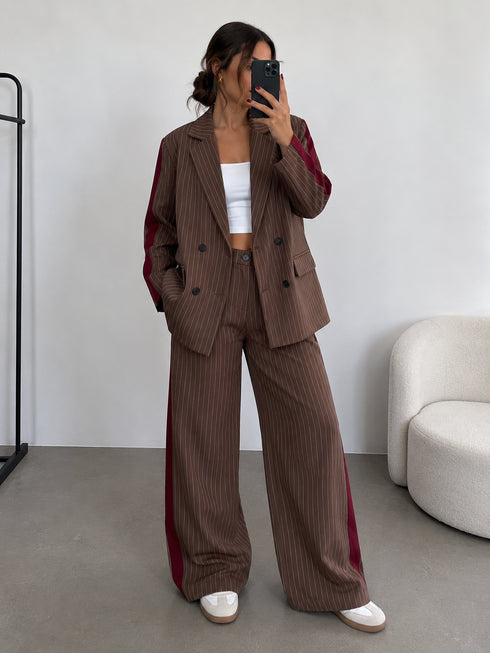 Tailleur gessato over