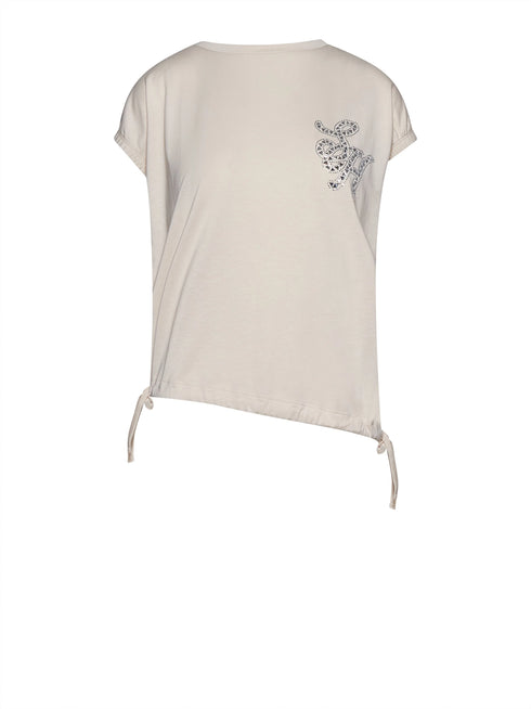 T-shirt silvian heach asimmetrico