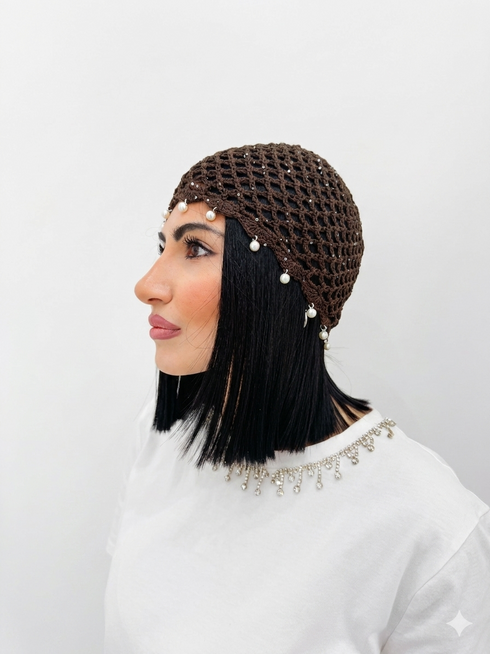 Cuffia Gioiello Crochet