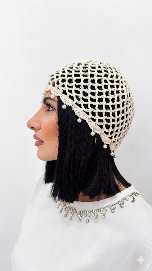 Cuffia Gioiello Crochet