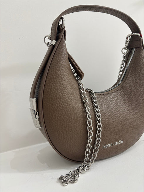 Borsa mezzaluna pierre cardin