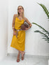 Abito Midi Scivolato in Satin