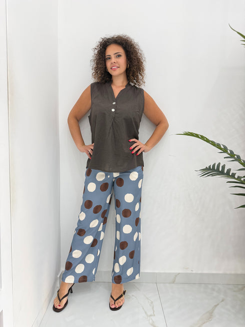Pantalaccio Fluido a Maxi Pois