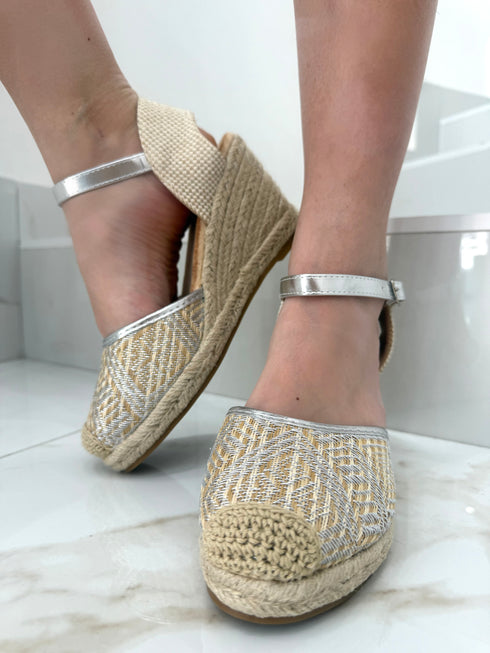 Espadrillas cinturino in pelle AnnaCi