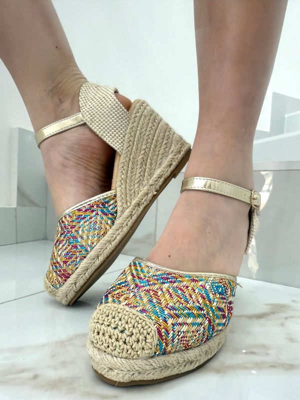 Espadrillas cinturino in pelle AnnaCi