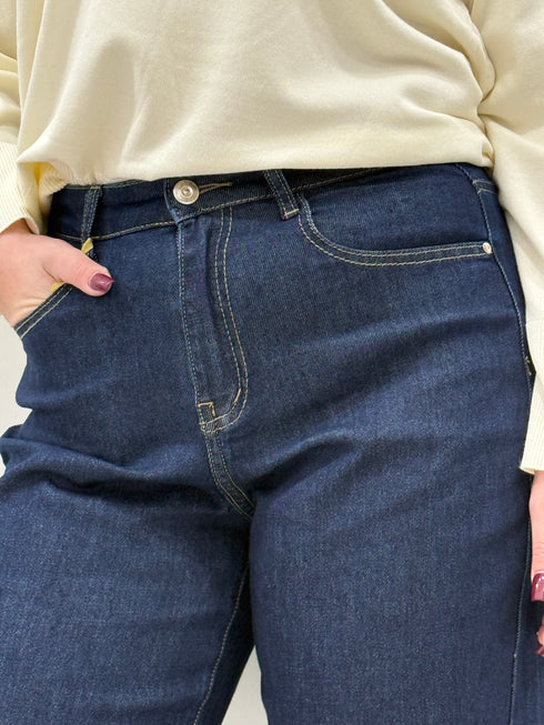 Jeans Ame - Denim Scuro Essential