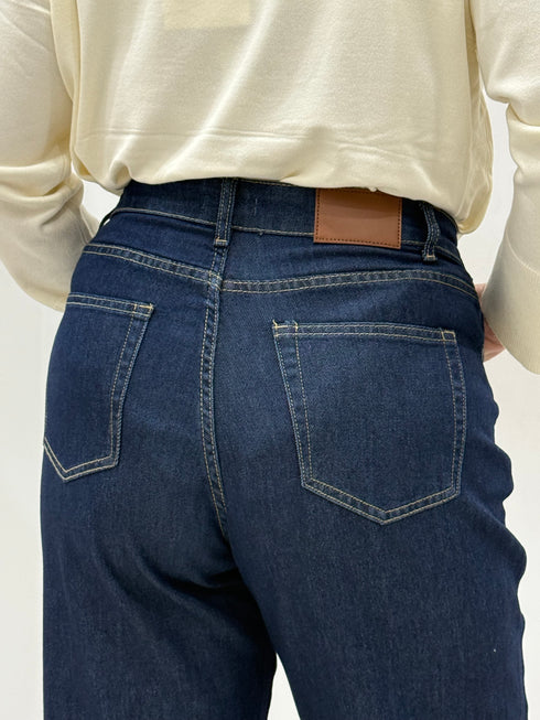 Jeans Ame - Denim Scuro Essential