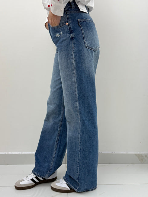 Jeans Wide Leg Tiffosi – Denim Lavaggio Medio