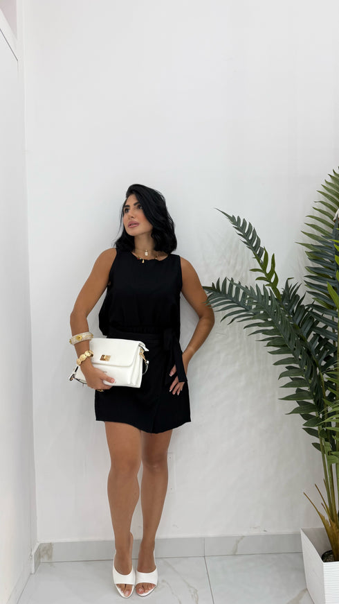 Completo Blusa e Pantagonna Effetto Lino