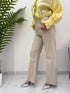 Jeans Extasy a Gamba Dritta – Beige Sabbia