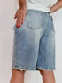 Bermuda denim con elastico