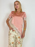 Maglia satin inserti pizzo