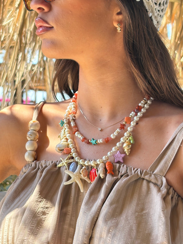 Collana Multistrato Ocean Charm