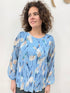 Blusa plisse' blooma