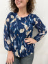 Blusa plisse' blooma