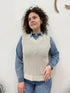 Gilet traforato in maglia
