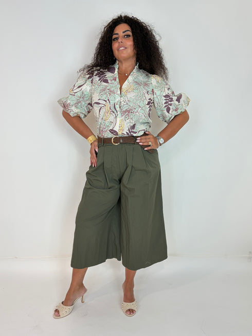 Camicia in pizzo Sangallo Floreale