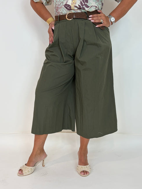 Gonna-Pantalone Fluida in Cotone