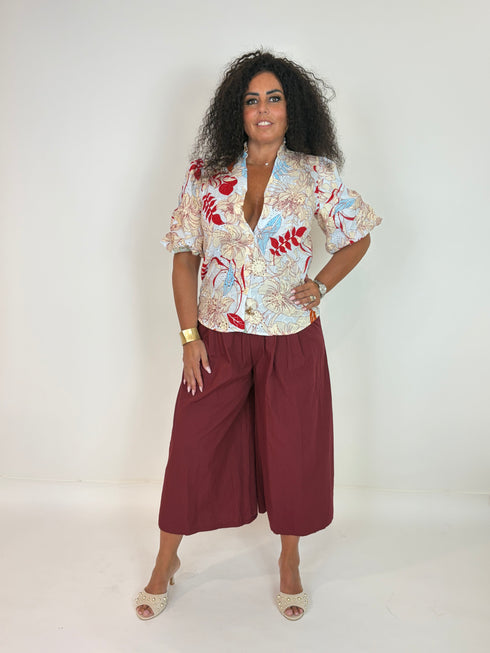 Gonna-Pantalone Fluida in Cotone