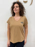 T-shirt laura biagiotti con swarovsky lato