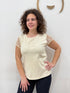 T-shirt laura biagiotti manica ricamata