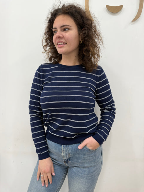 Maglia in filo logata Laura Biagiotti