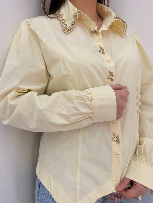 Camicia Gioiello con Stringhe Laterali