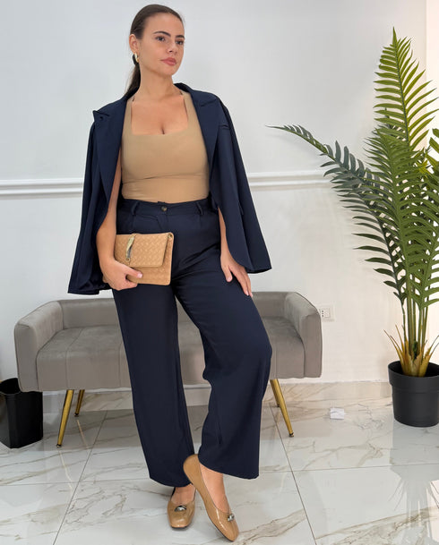 Completo blooma con giacca revers