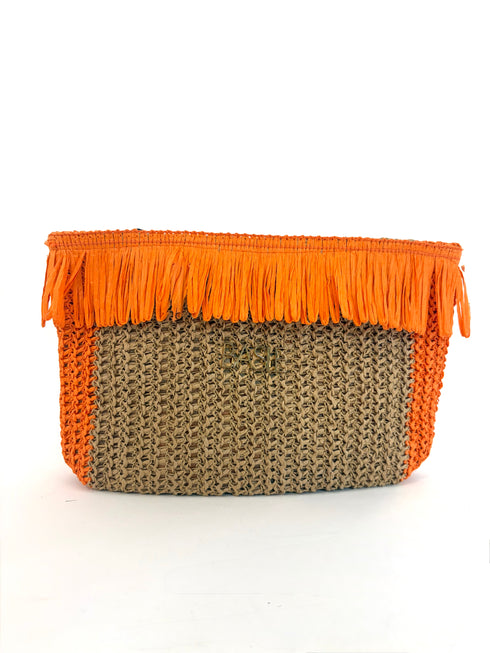 Pochette Rafia basile