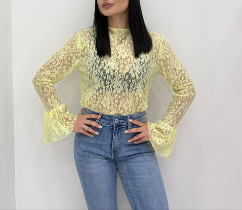 Maglia in pizzo Floreale
